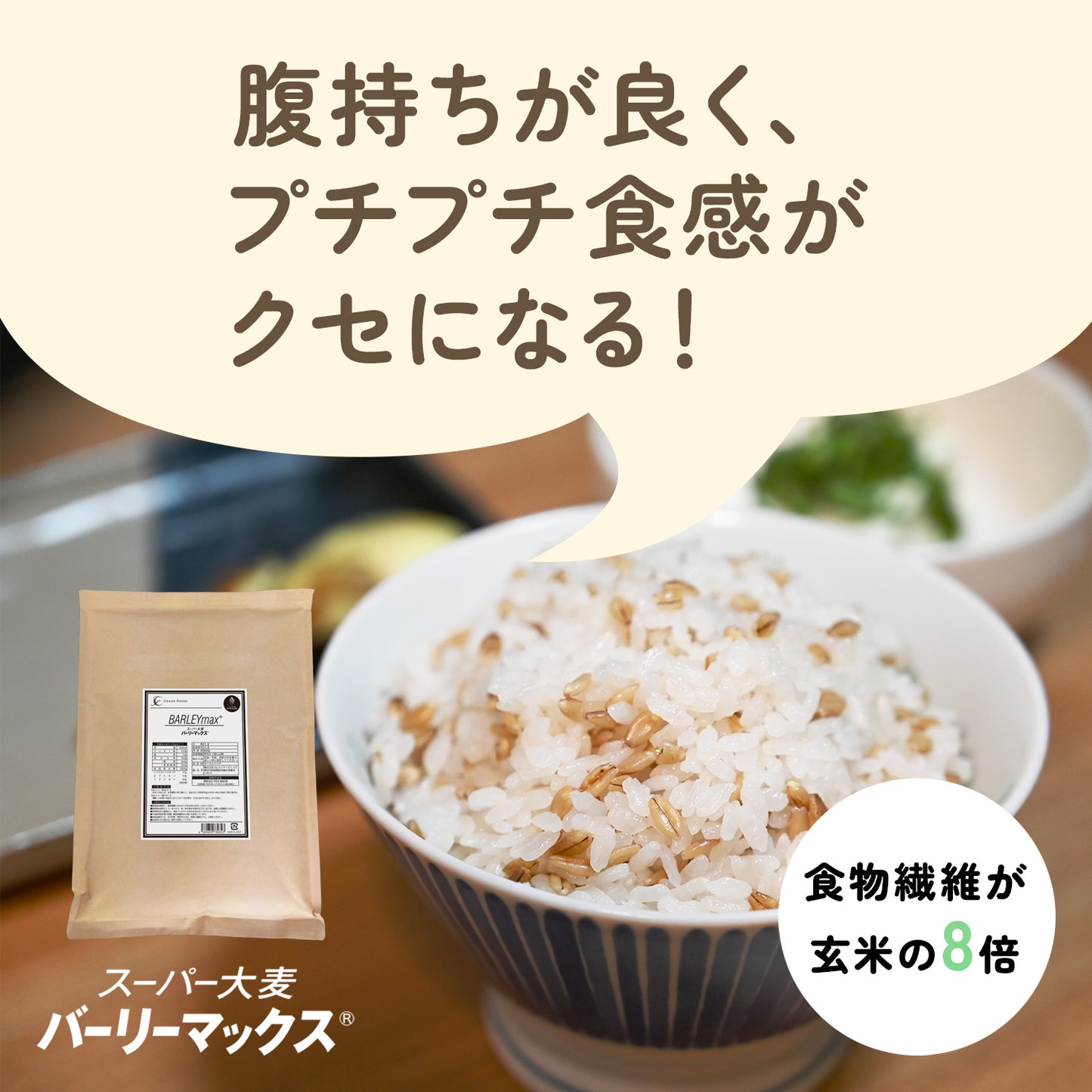 スーパー大麦 バーリーマックス 850g