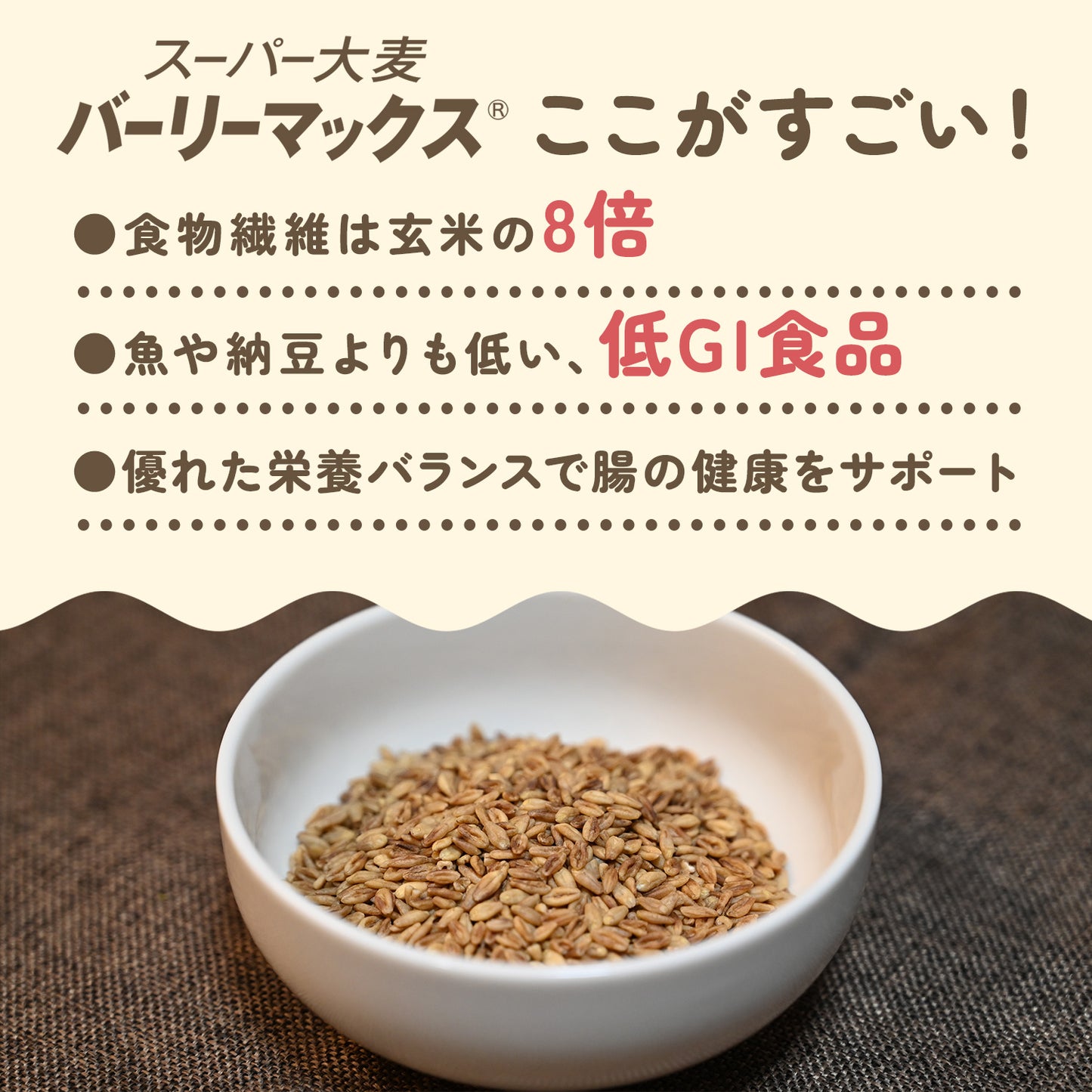 スーパー大麦 バーリーマックス 850g