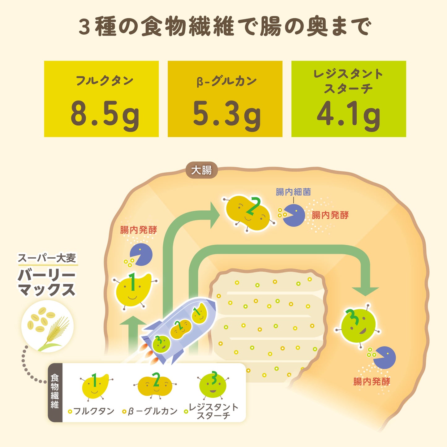 スーパー大麦 バーリーマックス 850g